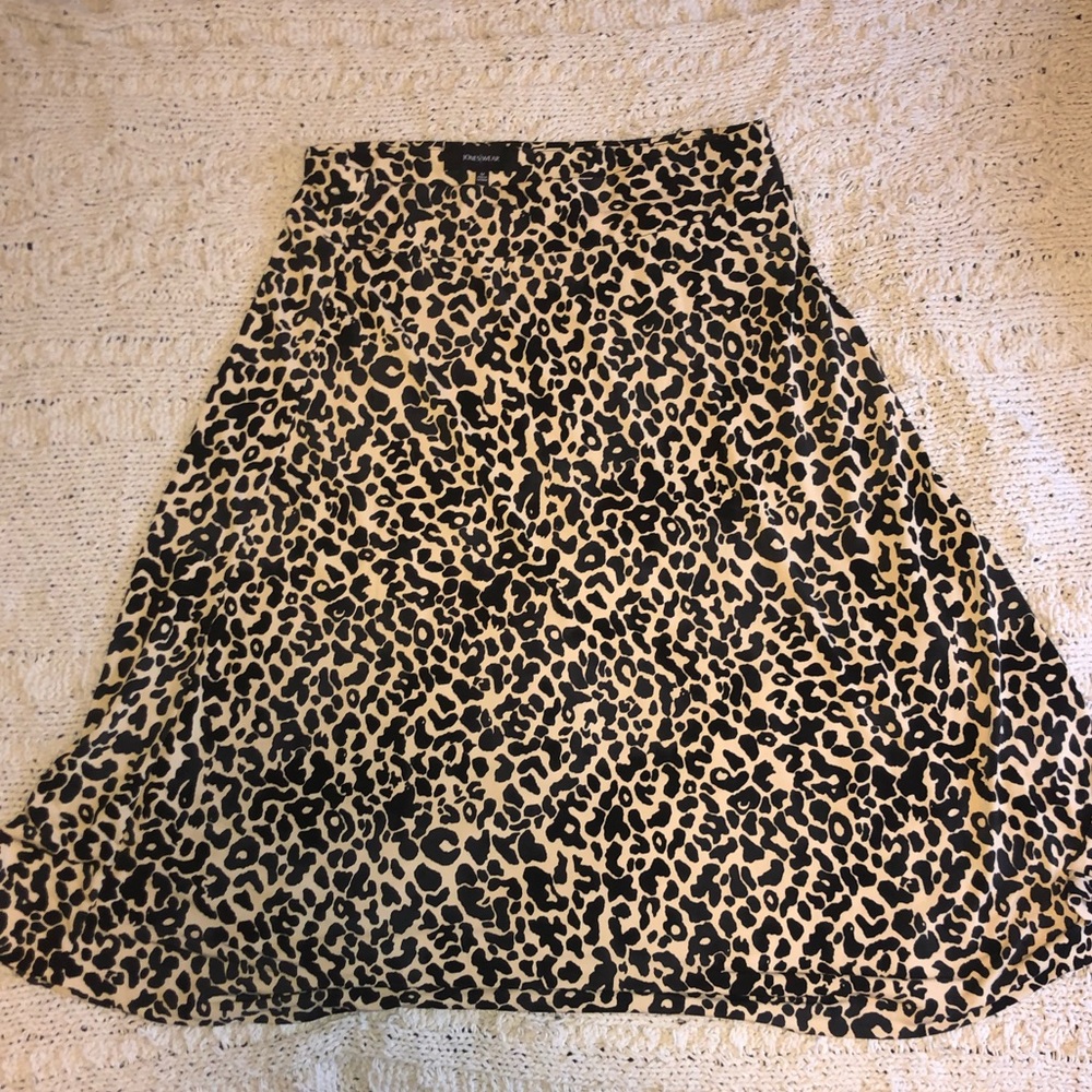 Flows Leopard Print Midi Skirt - Size: M